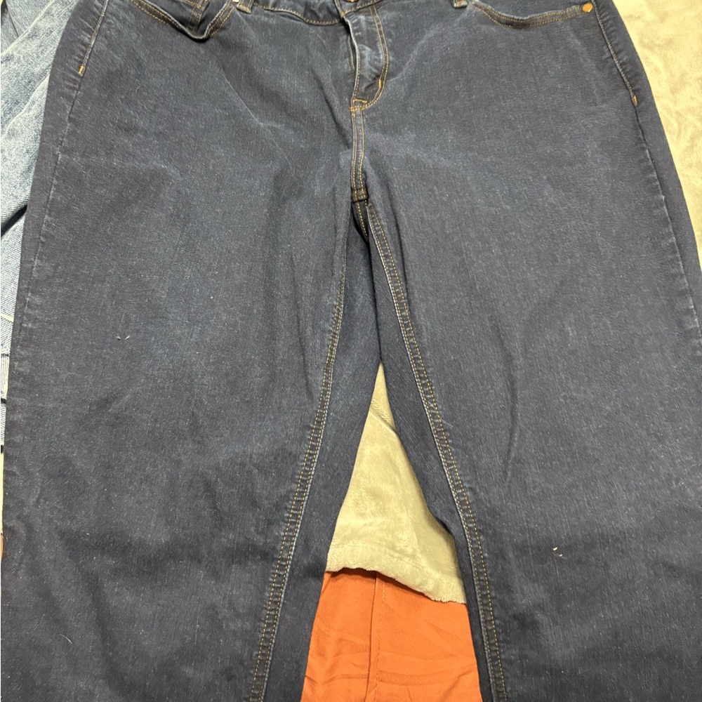Dark Blue Denim Jeans